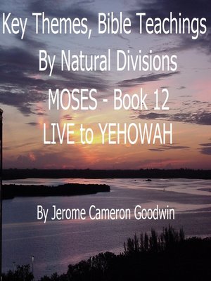 cover image of MOSES--LIVE to YEHOWAH--Book 12--KTBND